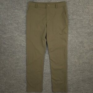 The North Face City Standard Pants Mens 34X34 Green Slim Performance Commuter